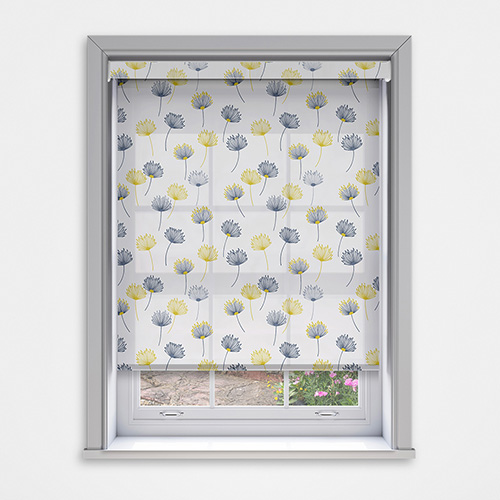 Calista Citrus Dimout with Cassette Lifestyle New Blinds