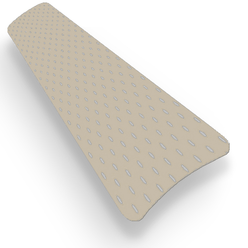 50mm Premier Moonlight Perforated New Blinds