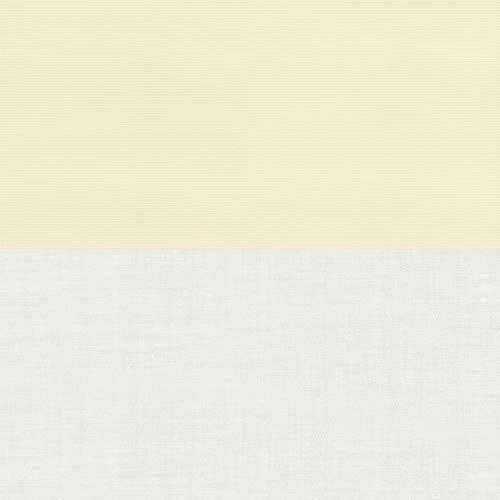 Double Roller Unilux Cream & Cotton Voile New Blinds