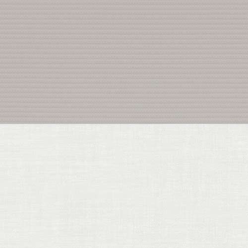 Double Roller Unilux Grey & Cotton Voile New Blinds