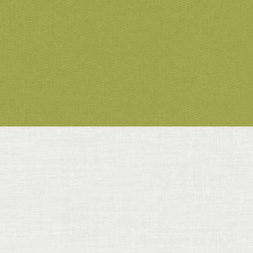 Double Roller Unilux Lime & Cotton Voile New Blinds