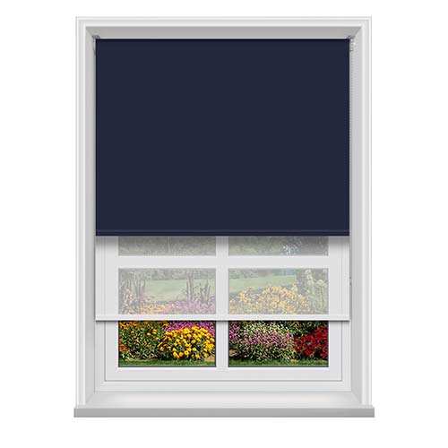 Double Roller Unilux Marine & Cotton Voile Lifestyle New Blinds
