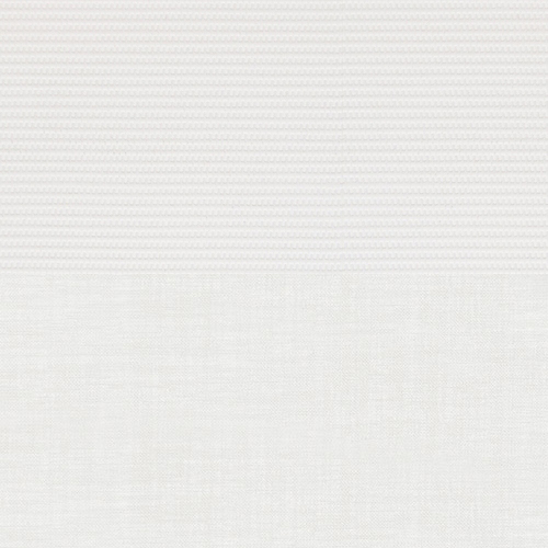 Double Roller Unilux White & Cotton Voile New Blinds
