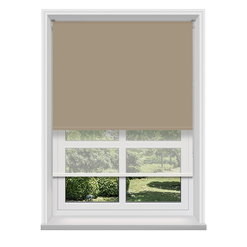 Double Roller Bella Hessian & Cotton Voile Lifestyle New Blinds