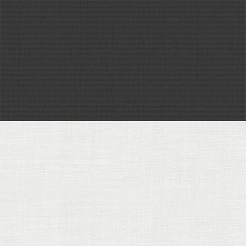 Double Roller Bella Noir & Cotton Voile New Blinds