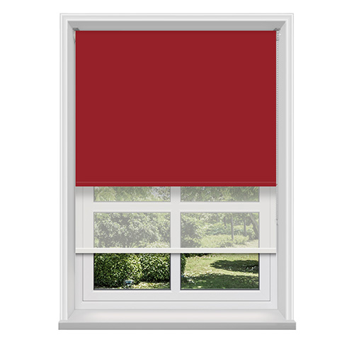 Double Roller Bella Scarlett & Cotton Voile Lifestyle New Blinds