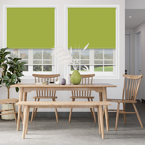 Double Roller Bella Vine & Cotton Voile Lifestyle New Blinds