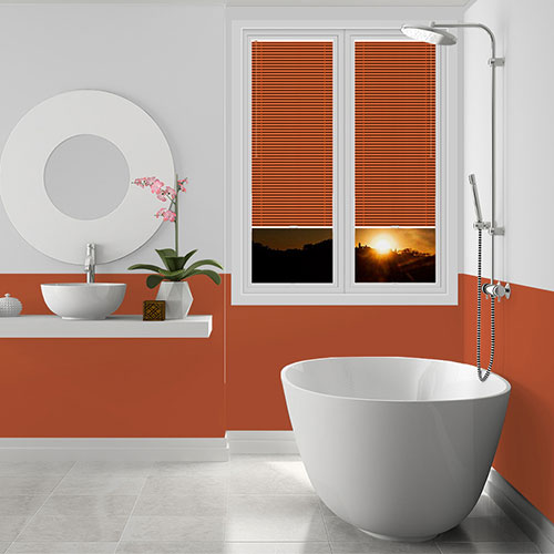 Atomic Bright Orange Lifestyle New Blinds