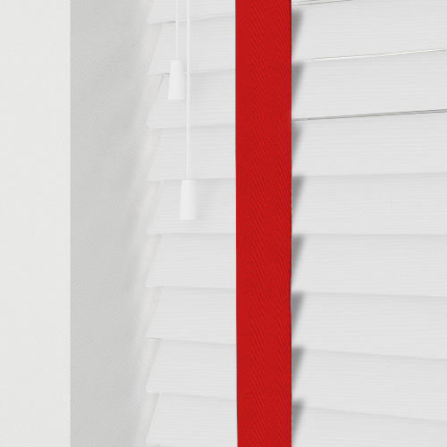 Honest White & Vamp Flatweave Tape Lifestyle New Blinds