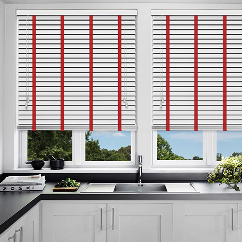 Honest White & Vamp Flatweave Tape Lifestyle New Blinds