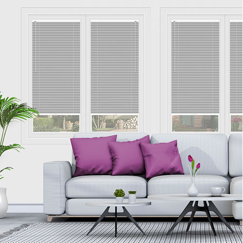 Cool Silver Clic Fit Venetian Lifestyle New Blinds