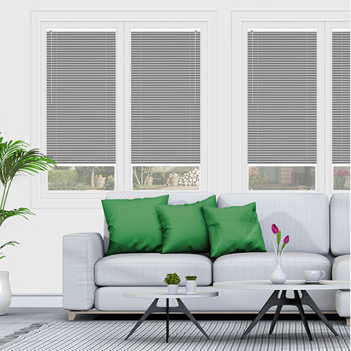Polished Silver Clic Fit Venetian Lifestyle New Blinds