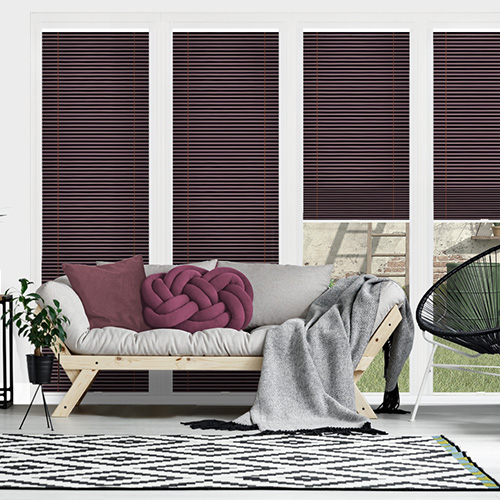 Apollo Aubergine Honeycomb Clic Fit Lifestyle New Blinds