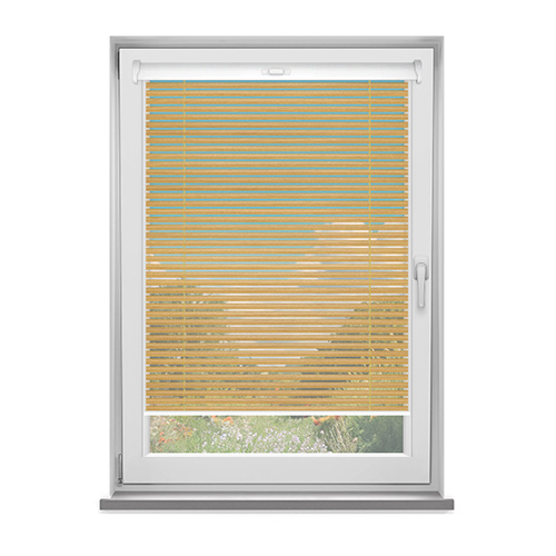 Wood Effect Beech 25mm Lifestyle New Blinds