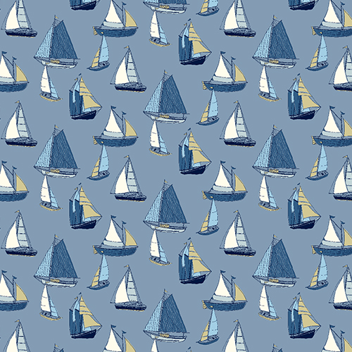 Sailboat Blue New Blinds