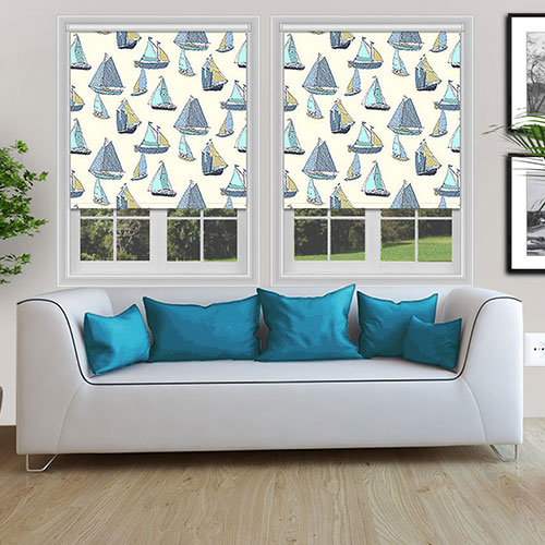 Sailboat Light Blue Lifestyle New Blinds