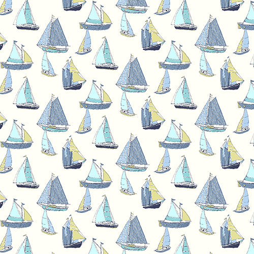 Sailboat Light Blue New Blinds