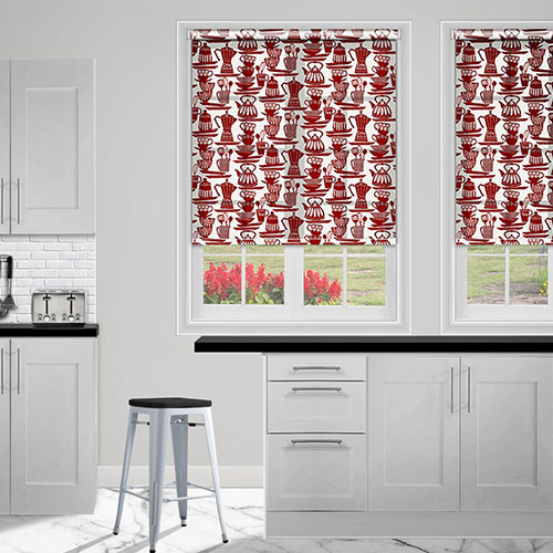 Sandown Red Lifestyle New Blinds