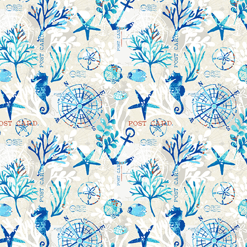 Seahorse Blue New Blinds