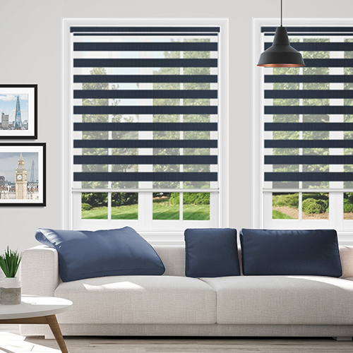 Illumine Navy Day & Night Lifestyle New Blinds