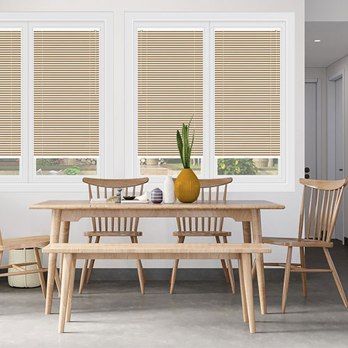 Barley Cream Clic Fit Venetian Lifestyle No Drill Blinds