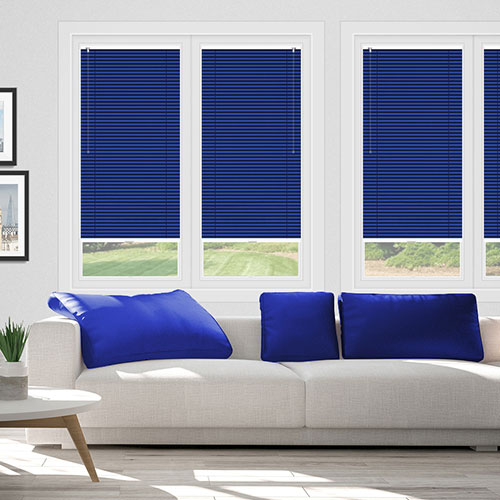 Blue Abyss Clic Fit Venetian Lifestyle No Drill Blinds