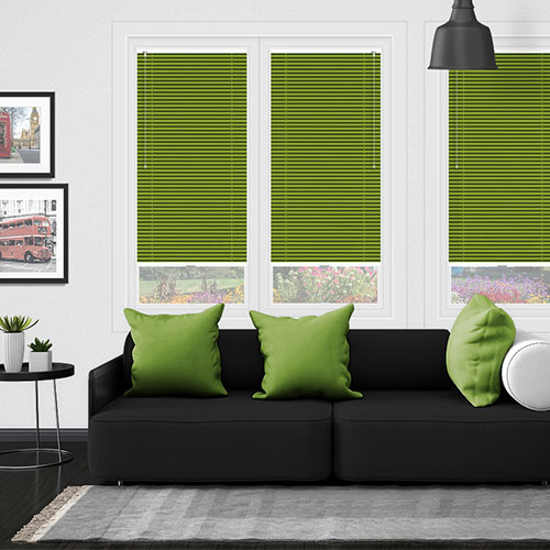 Forest Green Clic Fit Venetian Lifestyle No Drill Blinds