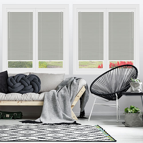 Natural Mist Clic Fit Venetian Lifestyle No Drill Blinds
