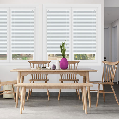 Opal White Clic Fit Venetian Lifestyle No Drill Blinds