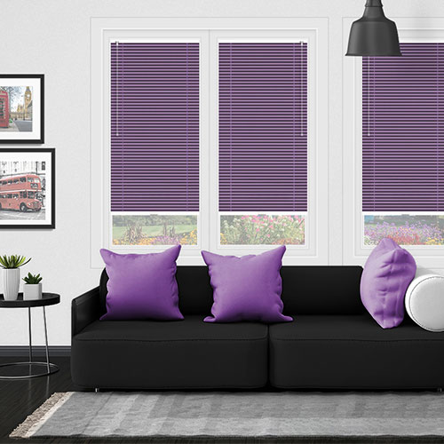 Royal Purple Clic Fit Venetian Lifestyle No Drill Blinds