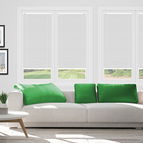 Sail White Clic Fit Venetian Lifestyle No Drill Blinds