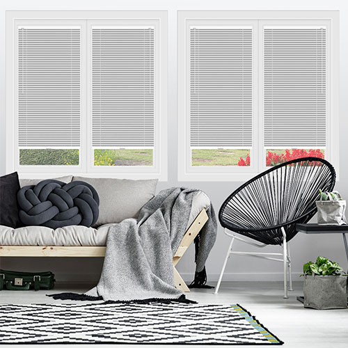 Silver Leaf Clic Fit Venetian Lifestyle No Drill Blinds