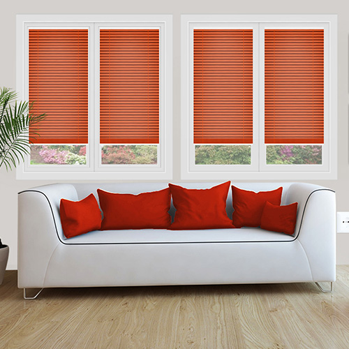 Leto ASC Red Clic Fit Lifestyle No Drill Blinds
