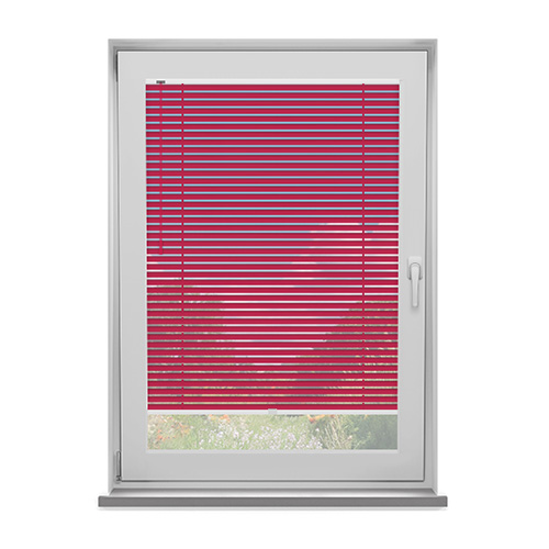 Cerise 25mm Fit to Frame Lifestyle No Drill Blinds