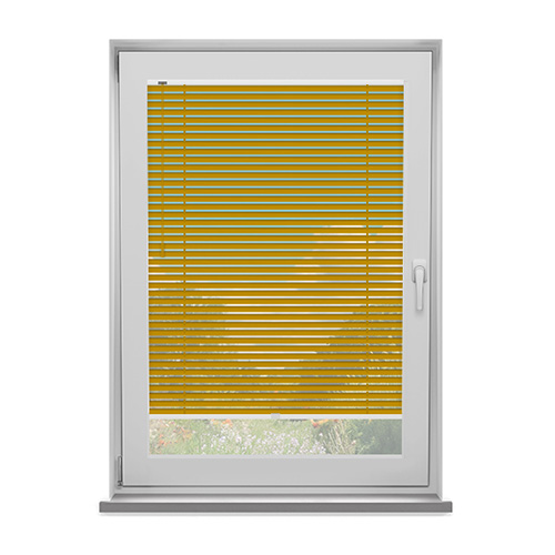 Electra Gold 25mm Fit to Frame Lifestyle No Drill Blinds