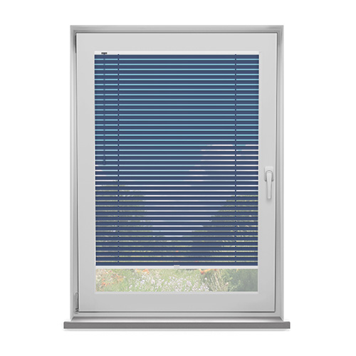 Navy 25mm Fit to Frame Lifestyle No Drill Blinds