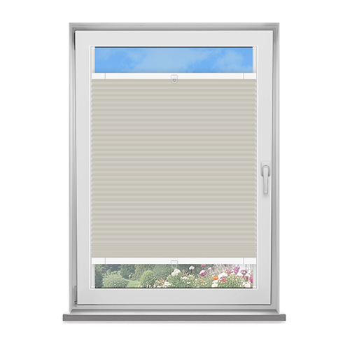 Frame Fix Blenheim White Mist Blockout Lifestyle No Drill Blinds