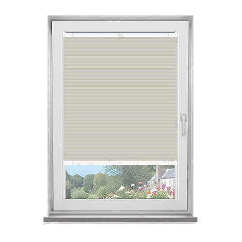 Frame Fix Blenheim White Mist Blockout Lifestyle No Drill Blinds