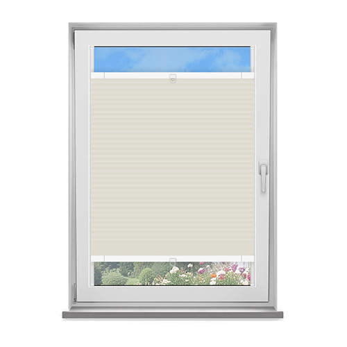 Frame Fix Lexington Cream Blockout Lifestyle No Drill Blinds
