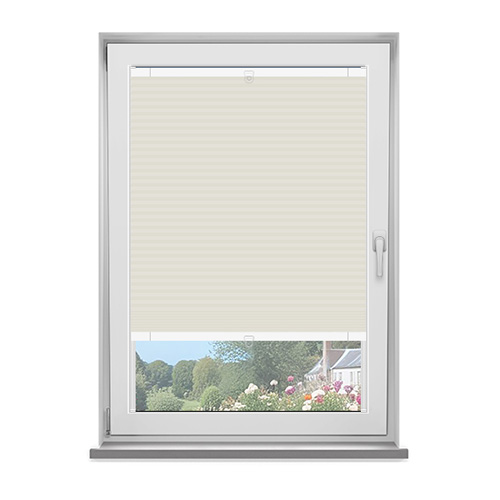 Frame Fix Lexington Cream Blockout Lifestyle No Drill Blinds