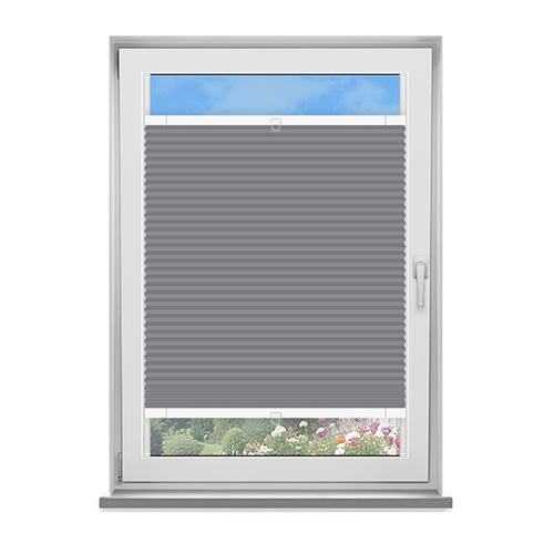 Frame Fix Lexington Grey Blockout Lifestyle No Drill Blinds