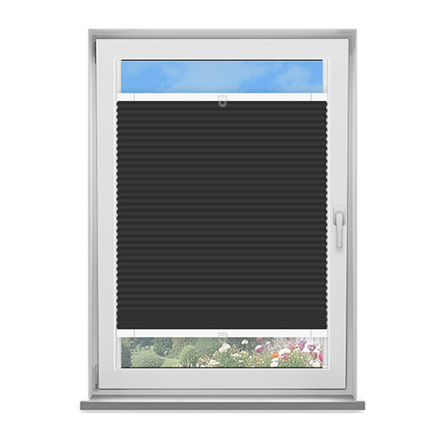 Frame Fix Lexington Onyx Blockout Lifestyle No Drill Blinds