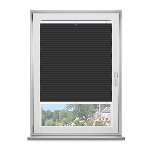 Frame Fix Lexington Onyx Blockout Lifestyle No Drill Blinds