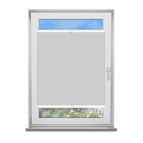 Frame Fix Lexington White Blockout Lifestyle No Drill Blinds