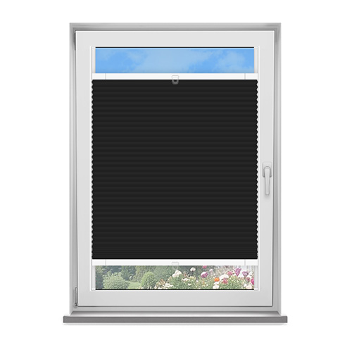 Frame Fix Soho Midnight Blockout Lifestyle No Drill Blinds