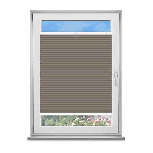 Frame Fix Tribeca Camel Blockout Lifestyle No Drill Blinds