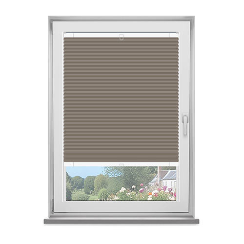 Frame Fix Tribeca Camel Blockout Lifestyle No Drill Blinds