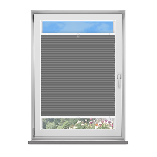 Frame Fix Tribeca Grey Dawn Blockout Lifestyle No Drill Blinds