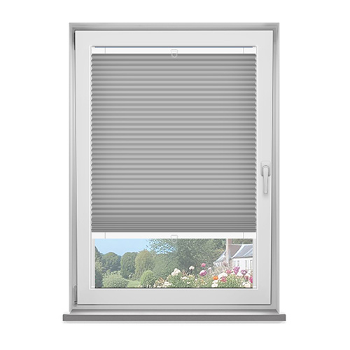 Frame Fix Astoria Charcoal Dimout Lifestyle No Drill Blinds