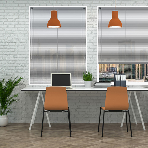 Aluminium Filtra Silver Lifestyle Office Blinds